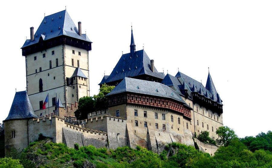 Prague: Fairytale Karlstejn Castle in Retro-Style Car - Inside the castle: chapels, rulers, and crown replicas