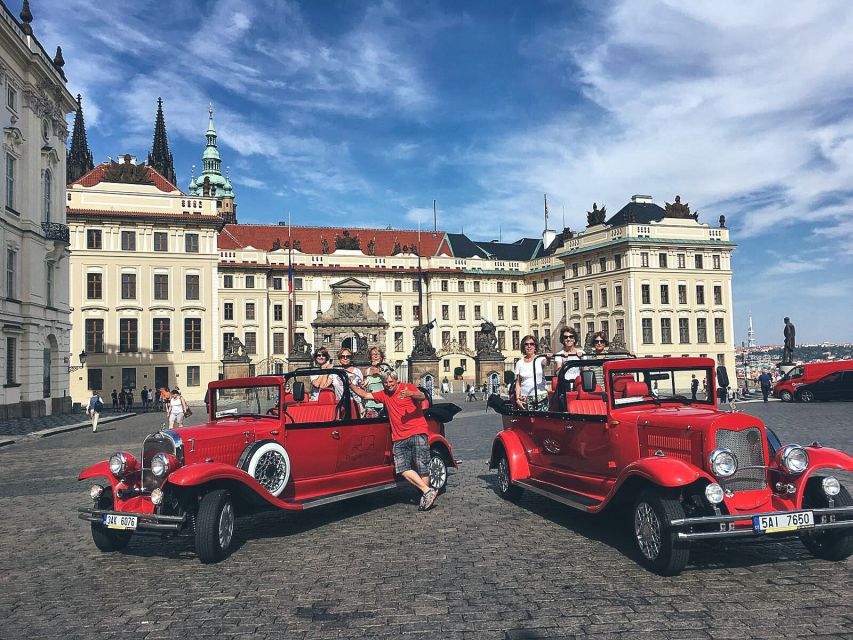 Prague: Fairytale Karlstejn Castle in Retro-Style Car - Is $665 a fair price for a private group?