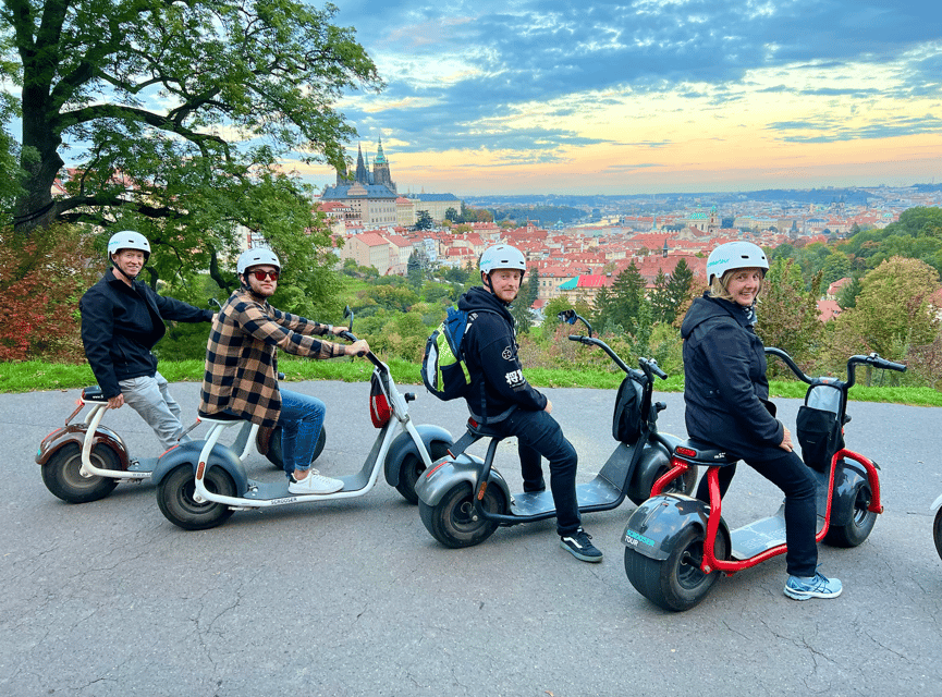 Prague: Fat Tire E-Scooter Guided Tour - Prague Castle, Strahov, and Petřín Hill