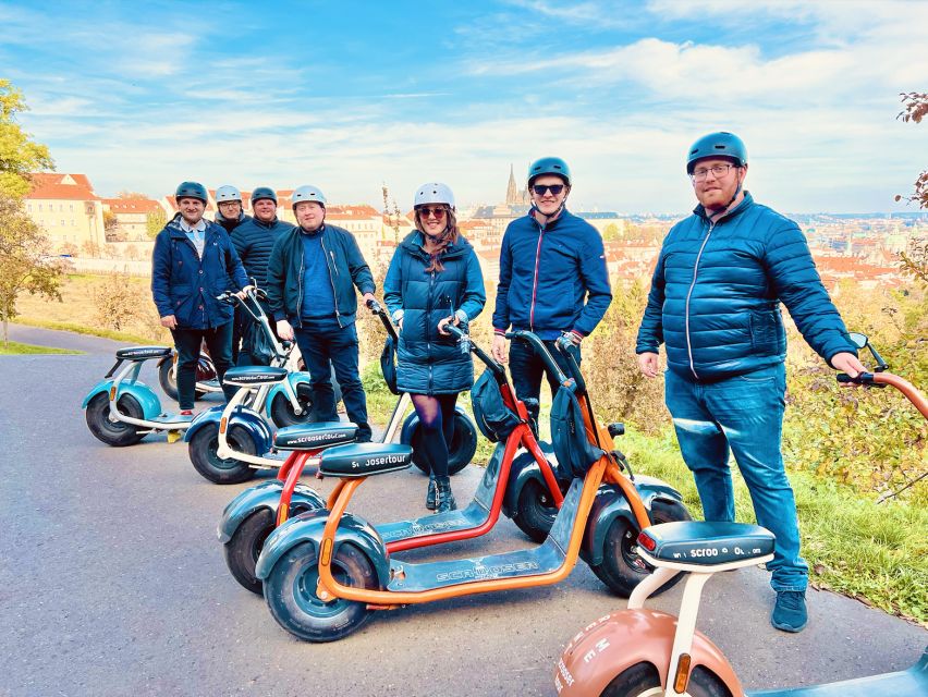Prague: Fat Tire E-Scooter Guided Tour - The Lennon Wall and return to Saská 7