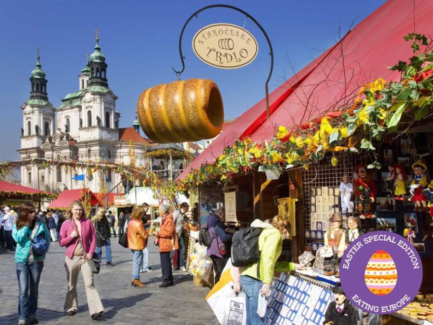 Prague: Food and Beer Guided Walking Tour with Tastings - Walking Through Staré Město and the Jewish Quarter