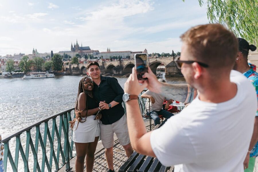 Prague: Full-Day Old Town, River Cruise & Prague Castle Tour - Taking the tram up to Prague Castle