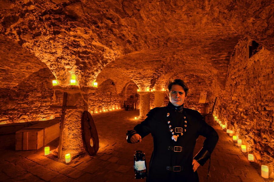 Prague: Ghosts, Legends, Medieval Underground & Dungeon Tour - Starting beside Old Town Square