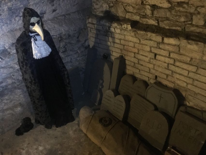 Prague: Ghosts, Legends, Medieval Underground & Dungeon Tour - The Medieval Underground and the plague doctor
