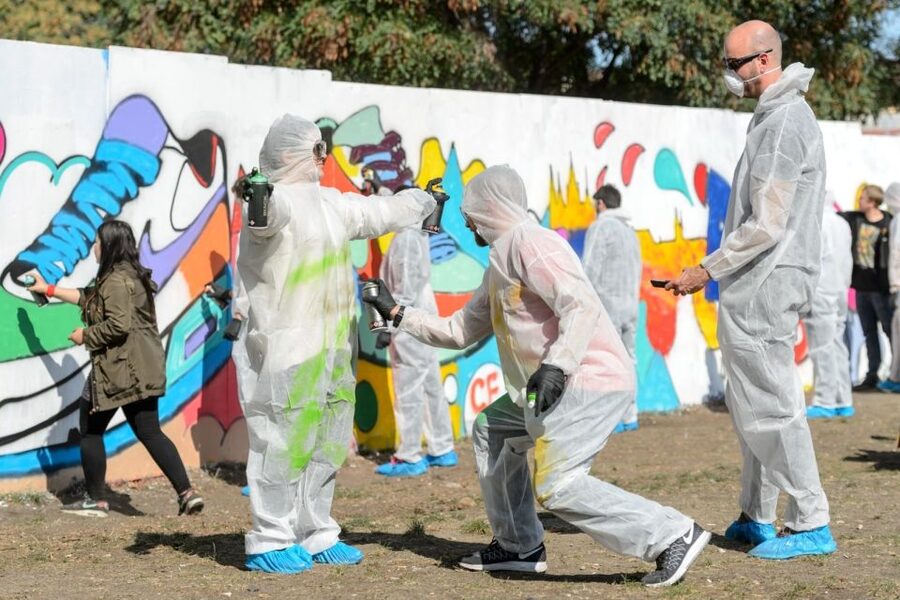 Prague Graffiti Workshop For Groups & Team-Building Groups - Is $388 good value for up to four people?