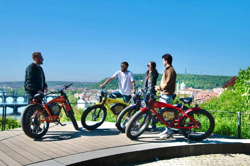 Prague: Grand City Tour on Fat e-Bike - Charles Bridge, Kampa, and the riverside sights