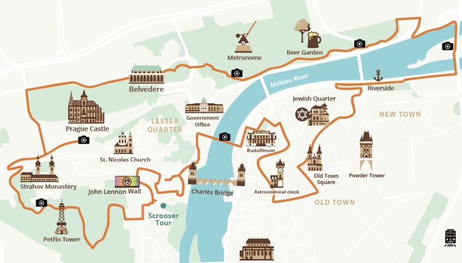 Prague: Grand City Tour on Fat e-Bike - Rudolfinum, Charles University, and Josefov