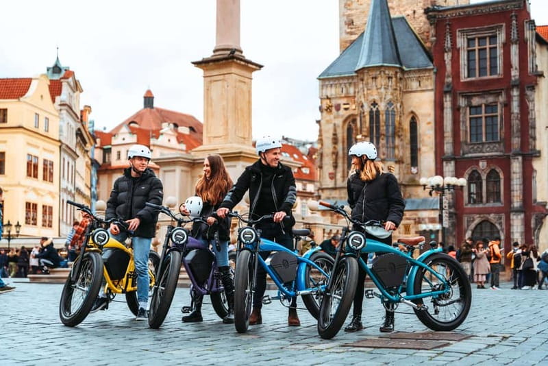 Prague: Grand City Tour on Fat e-Bike - Prague Castle and Strahov Monastery