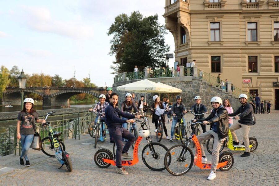 Prague: Grand Segway and eScooter Live Guided City Tour - Letná’s metronome and Prague’s open views