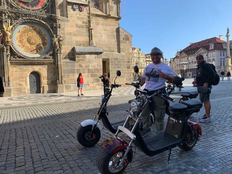 Prague: Guided Fat Tire e-Scooter Tour - Strahov Monastery and its historic brewery