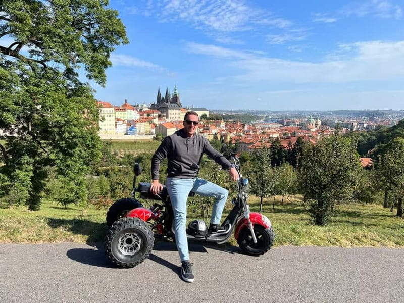 Prague: Guided Sightseeing Tour by Electric Trike - Letná Park, the Metronome, and the city view