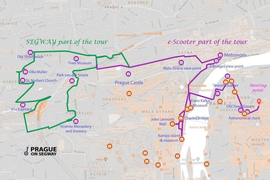 Prague: Half-Day Guided Tour by Segway and E-Scooter - Key things to know before you book