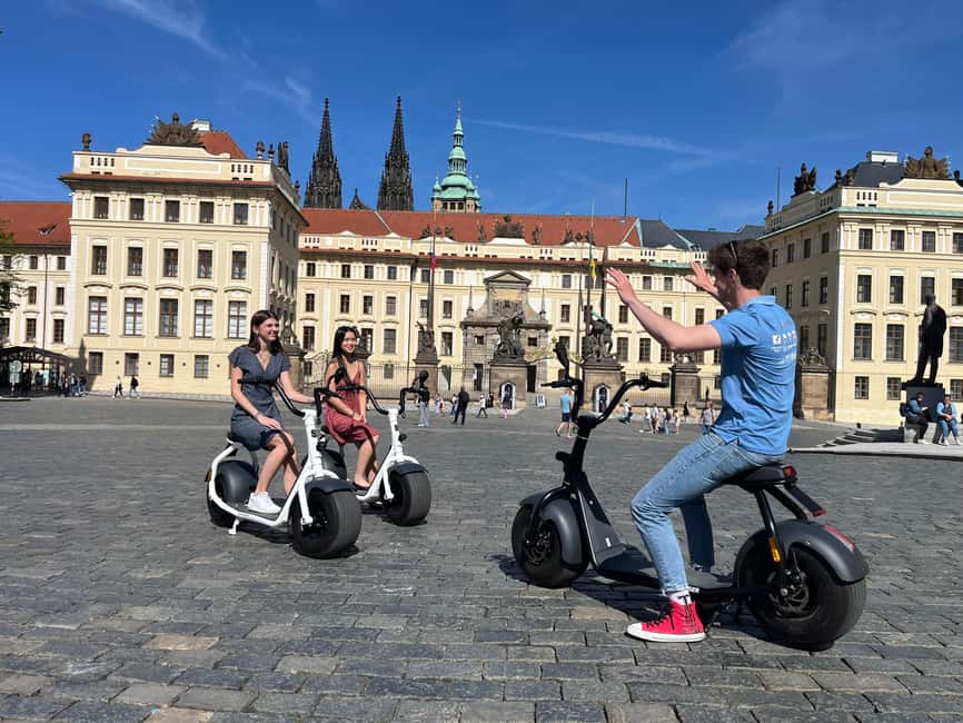 Prague Highlights: Segway & E-Scooter Tour with Taxi Pick-Up - Letná Park, Expo 58, and the first ride toward the castle
