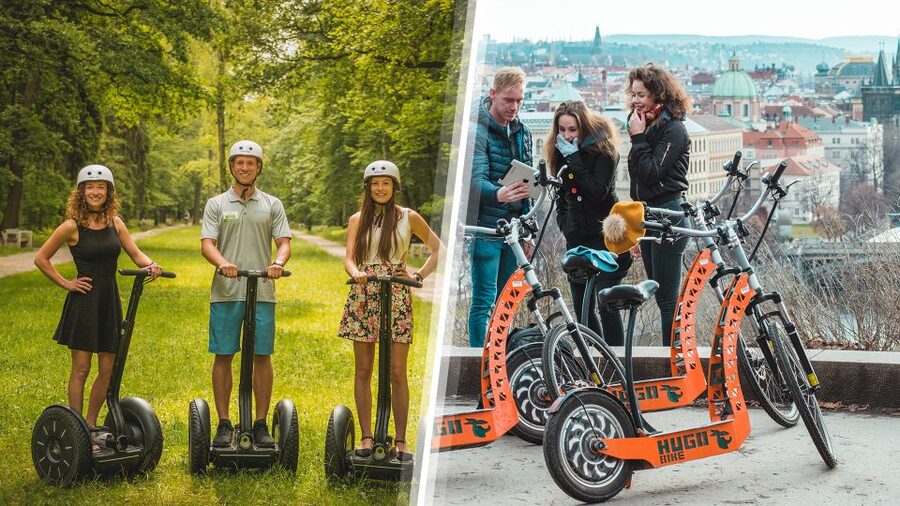 Prague Highlights: Segway & E-Scooter Tour with Taxi Pick-Up - Great Strahov Stadium and the Segway lesson