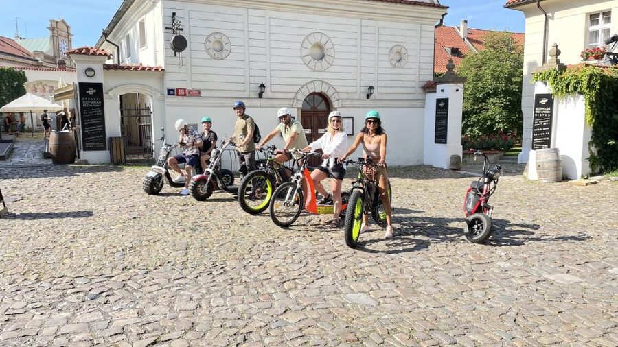 Prague: Highlights Tour on e-Scooter or eBike - Strahov Monastery and Prague’s high viewpoint