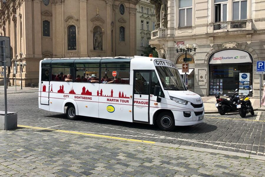 Prague: Historic City Center Bus Tour with Top Sights - Comfort, weather, and the open-top design