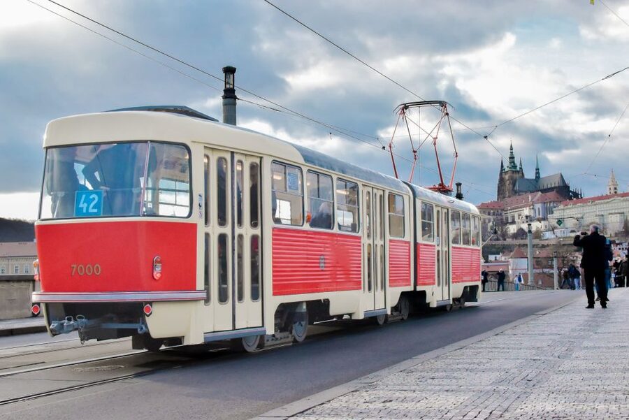 Prague: Hop-on Hop-Off Historical Tram Ticket for Line 42 - Dlabačov, Pohořelec, and Prague Castle