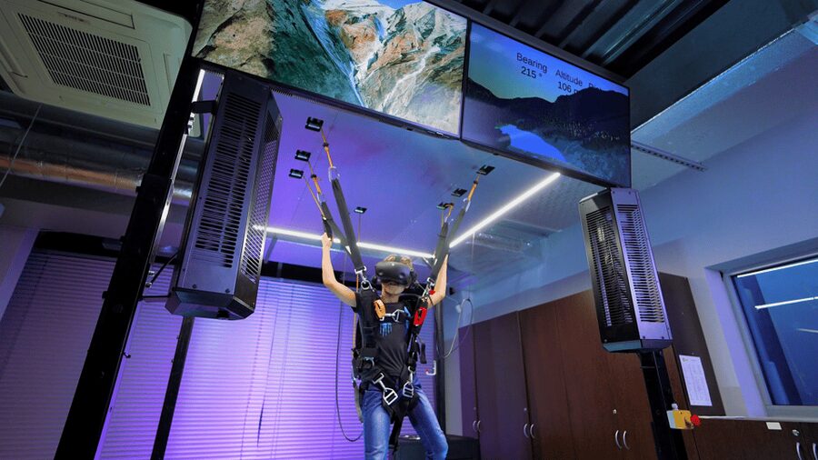 Prague: Hurricane Factory Parachute Jump VR Simulator - Is $72 a fair price?