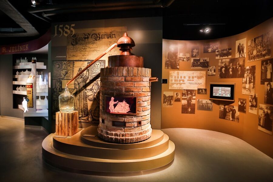 Prague:Interactive Museum of the National Drink with tasting - Starting with a self-guided look at distilling