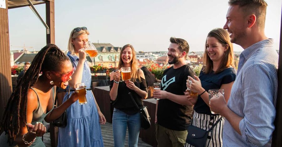 Prague: Local Pub Walking Tour with 5 Beers - The Fifteen-Minute Walk Through Central Prague