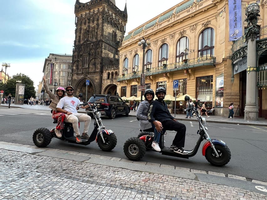 Prague Monastery & Panoramic Viewpoint Electric Trike Tour - Key points to know before booking