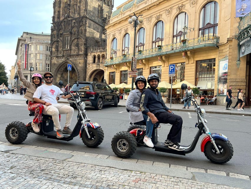 Prague Monastery & Panoramic Viewpoint Electric Trike Tour - From the Lennon Wall to the Charles Bridge