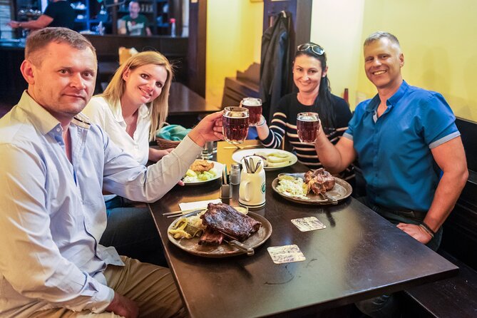 Prague Old Town And Beer Walking Tour Including Dinner - Two pubs and the Czech beer portion