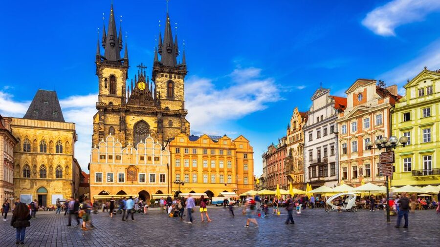 Prague: Old Town and Charles Bridge Tour - Reaching Lesser Town and considering Prague Castle