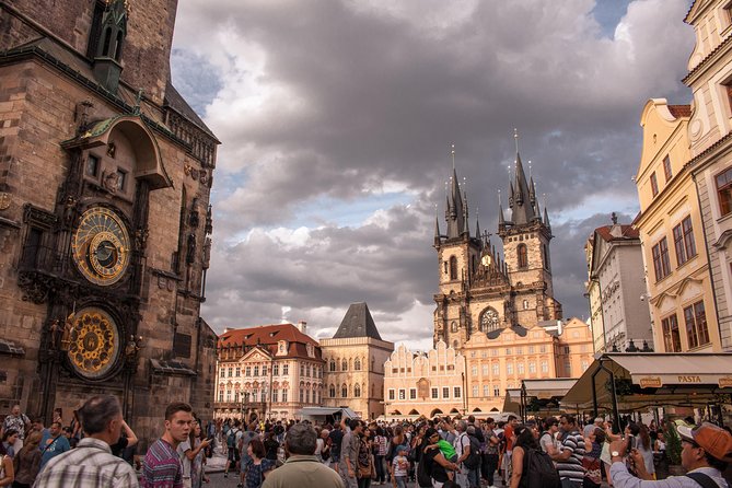 Prague Old Town New Town and Jewish Quarter Morning Tour - Powder Tower and the Municipal House