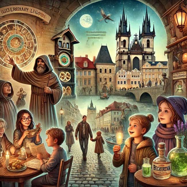 Prague Old Town, Underground and House of Alchemy Tour - Starting beneath the Powder Tower