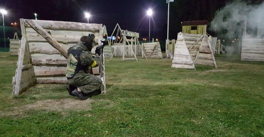 Prague: Paintballing Games - Getting ready for the two-hour game