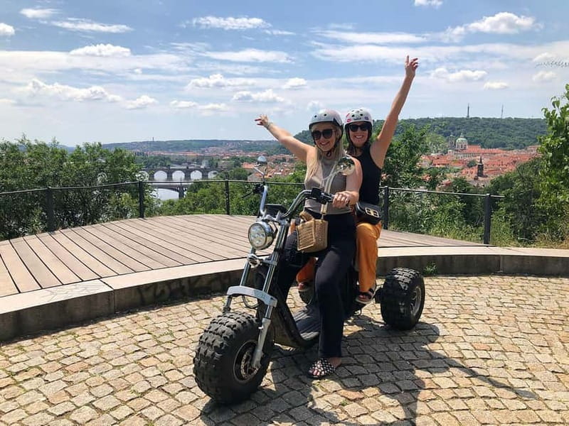 Prague: Panoramic Viewpoints Guided Electric Tricycle Tour - Starting in Lesser Town beside Kampa Island