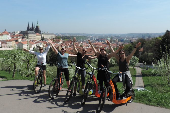 Prague Panoramic Views e-bike and e-Scooter guided Tour - The Metronome and Prague’s changing skyline