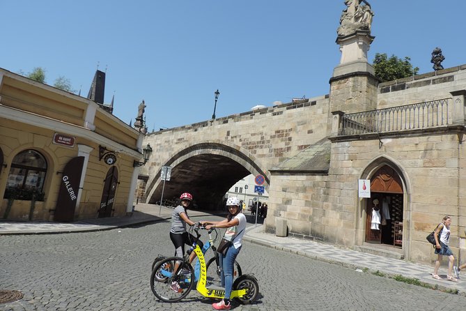 Prague Panoramic Views e-bike and e-Scooter guided Tour - Letna Park and the five-bridge view