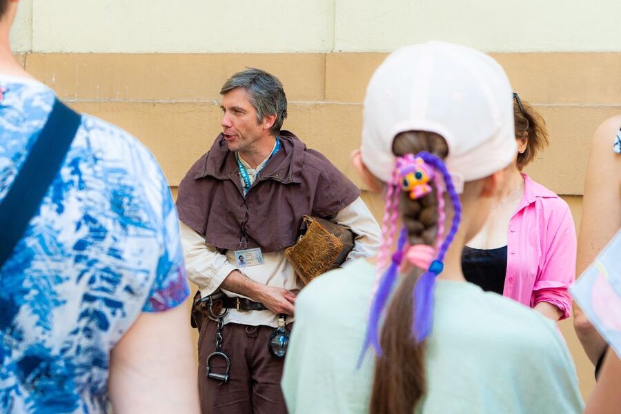 Prague: Plague Doctor Old Town History Walking Tour - Meeting a plague doctor near the Clementinum