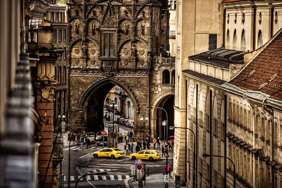 Prague: Powder Gate Tower Entrance Ticket - Entering directly at the central tower