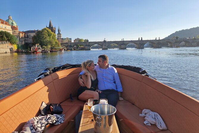 Prague Private Boat Tour - Sparkling wine, blankets, and music