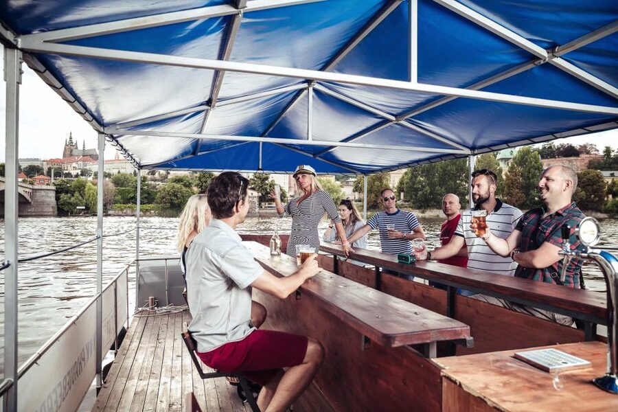 Prague: Private Cycle Boat River Tour with Beer or Prosecco - Why the Vltava makes a good sightseeing route
