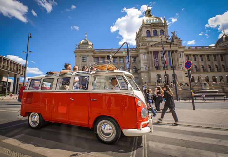 Prague: Private Sightseeing Tour in original VW Samba bus - Seeing Prague through 23 windows