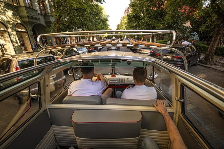 Prague: Private Sightseeing Tour in original VW Samba bus - Iconic landmarks and photo stops