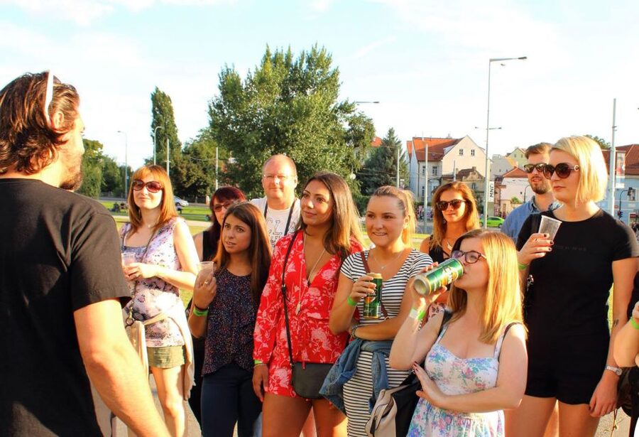 Prague Riverside Parties Tour - Meeting at Hangover House in the Old Town