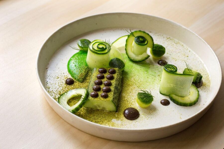 Prague: Savor 10 Course Dinner in Chef’s Kitchen - The edible painting is the grand finale