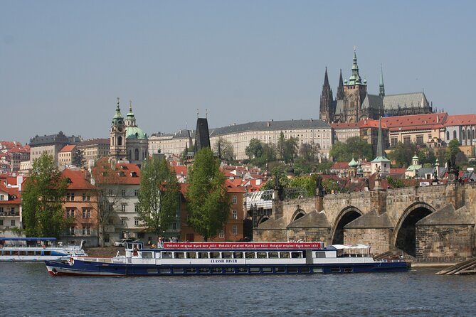Prague: Sightseeing Boat Cruise with Buffet Dinner - Boarding at pier 17 beside Štefánikův bridge