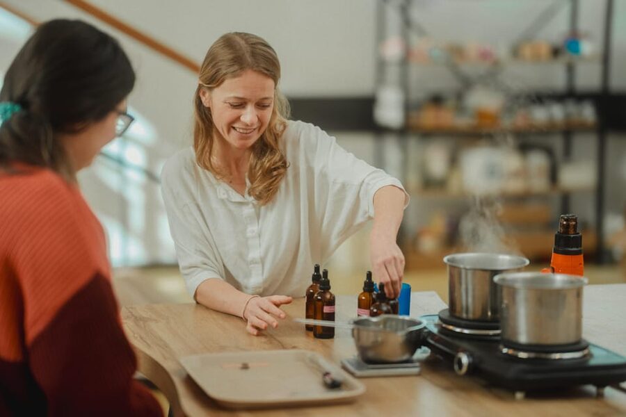 Prague: Soy Candle-Making Workshop - Optional extras: massage candle or six tea lights
