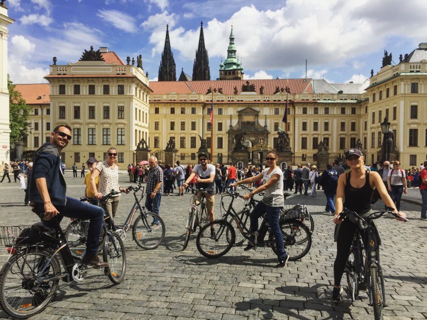 Prague: Stunning Viewpoints, Castle, City & Park Bike Tour - Returning through Old Town
