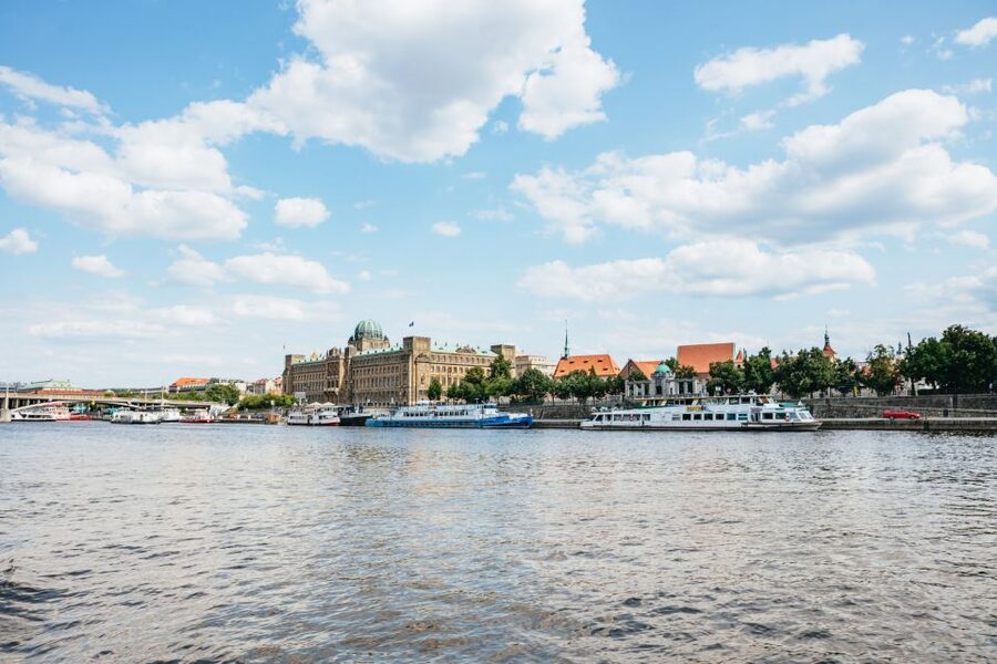 Prague: Swimming Beer Bike on A Cycle Boat - Passing Letná Park and Mánes Bridge