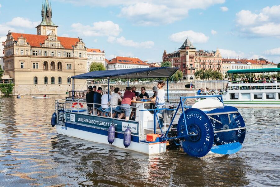 Prague: Swimming Beer Bike on A Cycle Boat - Weather, Clothing, and Comfort