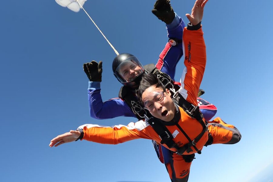 Prague: Tandem Skydiving 14,000ft over Prague with Transfers - Getting ready at the airport