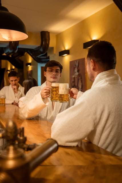 Prague: The Largest Beer SPA with Unlimited Beer Consumption - Thirty minutes in the salt cave adds a quieter finish