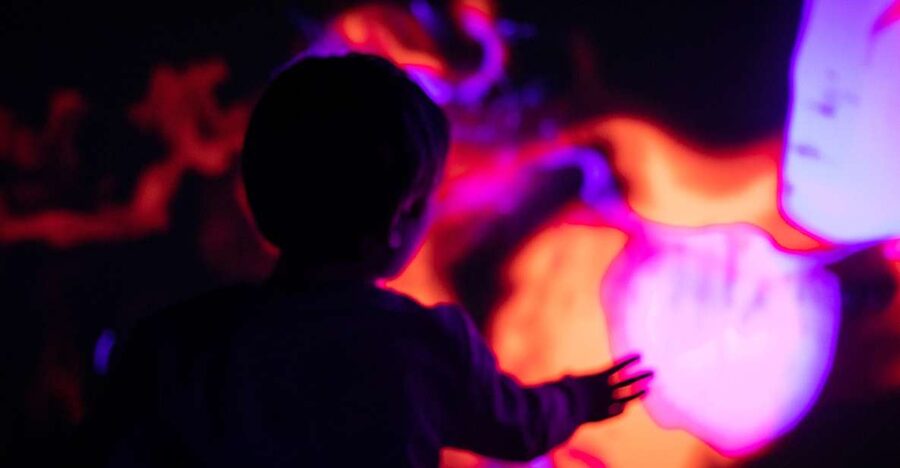 Prague: Ticket to Audiovisual Light Art at Lumia Gallery - Moving through the light labyrinth